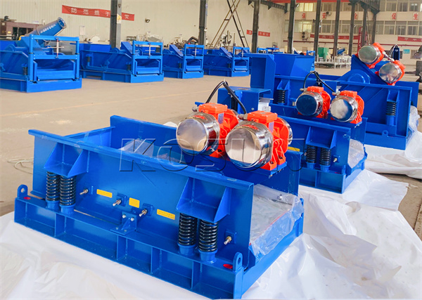 西安科迅（KOSUN）振動篩設(shè)備用于礦山鉆探工程項目使用